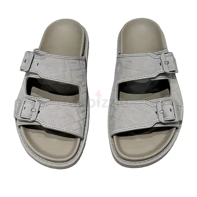 Fendi Double Buckle FF Pattern Sandals