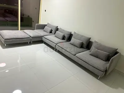 Without footstool, Ikea Sodhremn L Shape Sofa