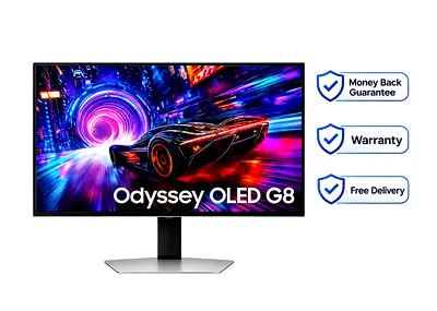 Samsung 27 Inch Odyssey OLED G8 G81SF 4K UHD 240Hz Gaming Monitor