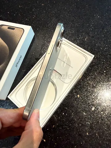 iPhone 15 Pro Max Natural Titanium, 512GB with Box - Good Condition