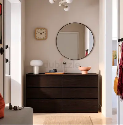 IKEA black chest of drawers