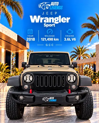 Jeep Wrangler Sport - 1 Year Warranty Included