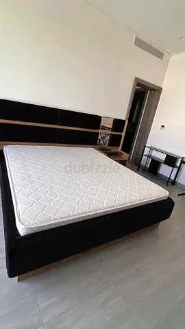 Luxury King Bedroom Set with Mattress & Touch Lighting