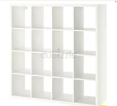 IKEA KALLAX 4x4 Cube Storage Shelf Unit - Excellent Condition