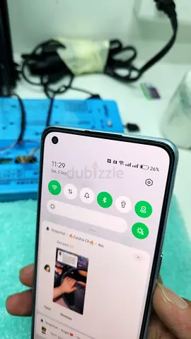 Used silver Android smartphone - good working condition, minor wear oppo Reno A7