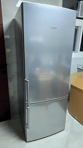 Bosch 505l Stainless Steel Double-Door Refrigerator - Good Working Condition