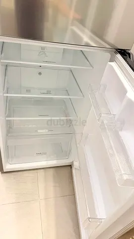 LG Top Freezer Refrigerator 430L - Stainless Steel, Good Condition - Collection