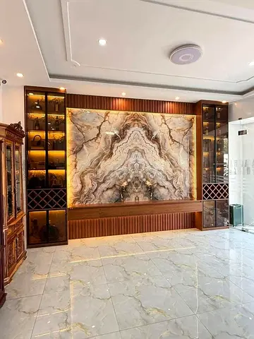 Custom built-in entertainment wall unit