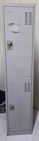 Metal 2-Compartment Locker / Storage Cabinet - Good Used Condition