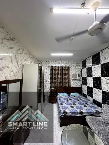 Monthly studio fully furnished with balcony near to family park rent only 2250