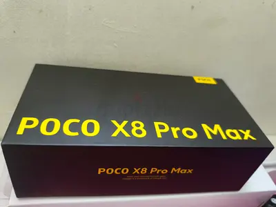 POCO X8 Pro Max 256gb white color- New