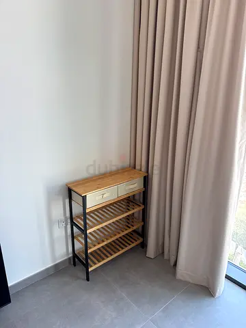 Storage Rack with 2 Drawers and 3 Shelves