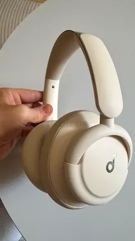 Anker Soundcore Q30 active noise cancellation beige over-ear wireless headphones excellent condition