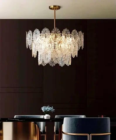 Glass Crystal Decorative Ceiling Chandelier - Modern Pendant Light i have 2size 60cm 250 80cm 330