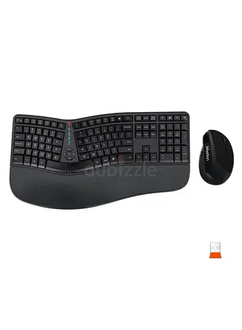 Meetion Director-C Wireless Ergonomic Keyboard and Mouse Combo (USB Receiver)