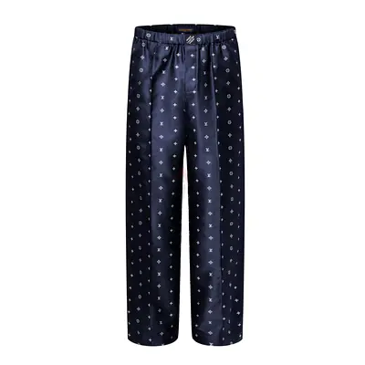 Louis Vuitton Monogram Silk Pajama Pants
