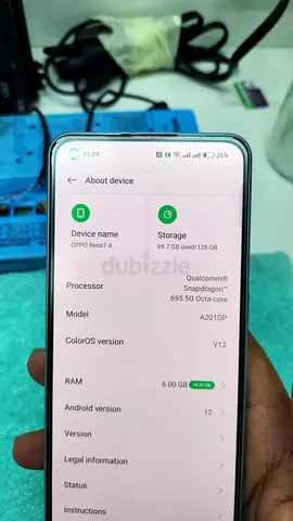 Oppo reno 7a 6/128