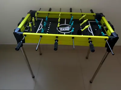Foldable Foosball Table - Portable Tabletop Soccer Game