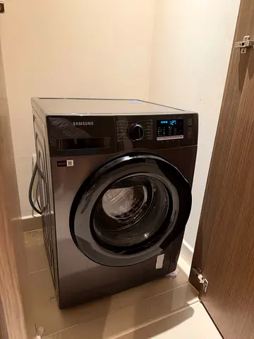 Samsung Washing Machine, Hygiene Steam, Inverter, 8 KG, 55D × 65W x 80H centimeters