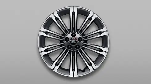 23" Style 1075, Diamond Turned with Dark Grey contrast (OEM)