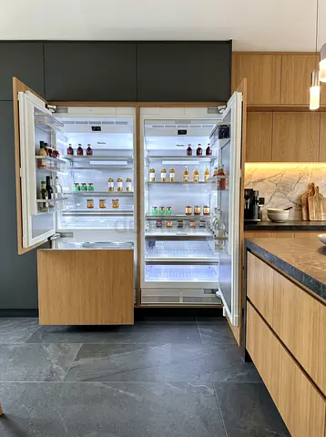Miele latest model master cool fridge and bottom freezer fridge set built-in 90cm fully-integrated