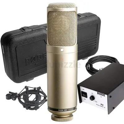 Rode K2 Tube Condenser Microphone Complete bundle with flight case