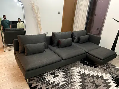 IKEA soderhman L shape sofa