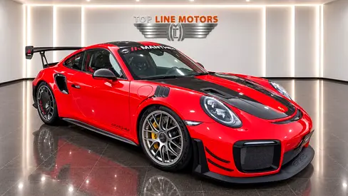 2018 Porsche 911 GT2 RS Manthey, GCC Specs, One Owner, Full Service History, Al Nabooda Warranty