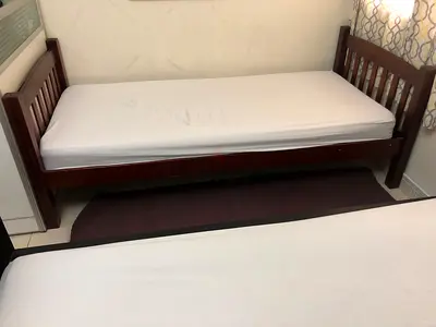 Single Bed Frame with Mattress