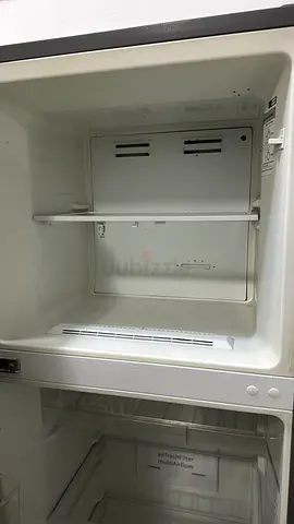 Used built-in refrigerator freezer compartment - clean interior