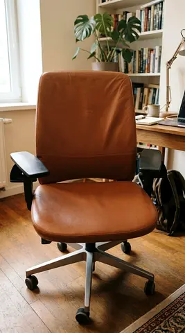 steel case office chair used like new