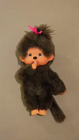 Vintage Monchhichi / Kiki Plush Doll with Thumb-Sucking Feature