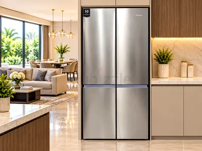 Hisense 4 Door Fridge with Down Freezer