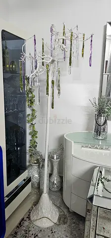 HANDMADE STALAGMITES CRYSTAL TASSEL FLOOR LAMP