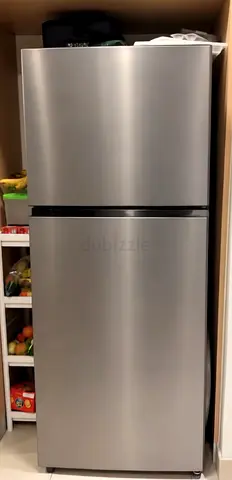 Beko 409L Top Freezer Fridge - Silver