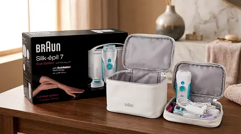 Braun Silk-épil 7 Dual Epilator (Limited Edition) - New in Box