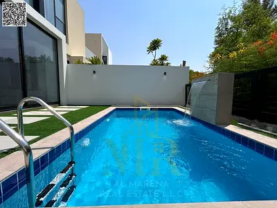 Al Zorah, Ajman – Luxurious smart villa featuring 4 master bedrooms, a private swimming pool, and a