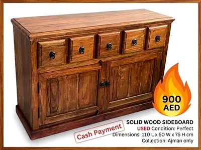 Solid wood sideboard-Cabinet