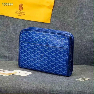 Goyard Jouvence MM Toiletry Bag Blue