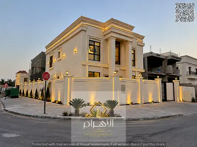 Including FEWA and registration fees | Luxury villa for sale in Al Helio 2, Ajman, opposite the mal