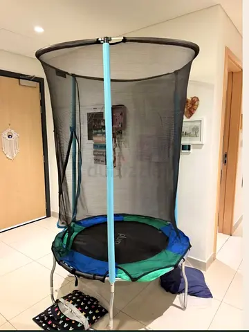 Kids Trampoline with Safety Net - Indoor/Outdoor