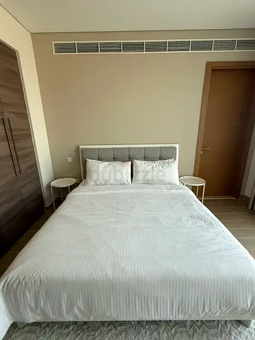 Bedroom Furniture Set: Bed + Mattress, 2 IKEA Side Tables & SÖDERHAMN Lounge Chair