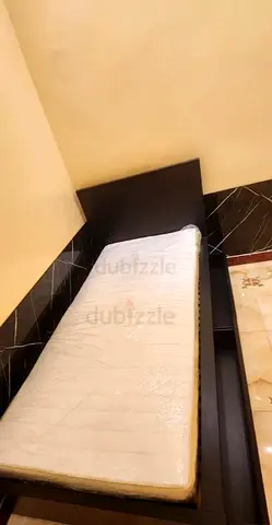 Ikea single size bed with mattress and storage drawers