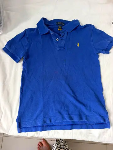 Blue Ralph Lauren Polo Shirt - kids’s Size 7 (preowned)
