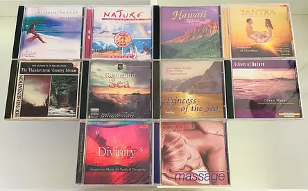 10 Relaxation / Nature-themed Music CD’s
