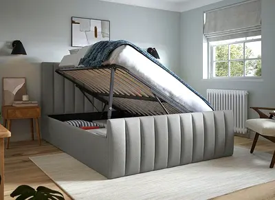 Brand New Light gray colour 180*200 king size with hydraulic