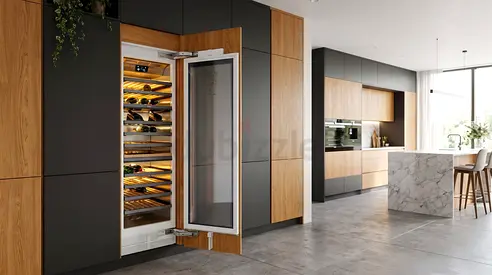 Gaggenau latest model series 400 wine fridge 3 zone temperature built-in fully-integrated by kholol