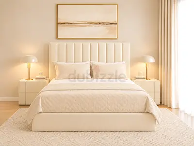 Beige Brand New Queen size bed storage good quality Queen bed mattress