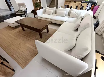 Beige Color IKEA Sodhremn L Shape Sofa Beige