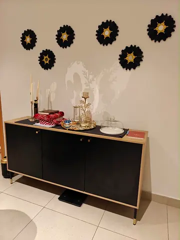 Buffet table